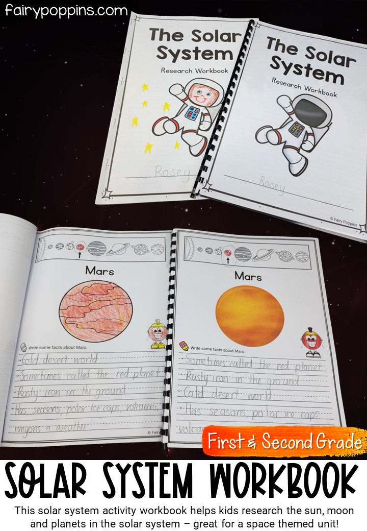 Solar System Planet Activities for Kids - Fairy Poppins - Worksheets ...