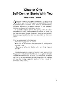 self control worksheet for adults