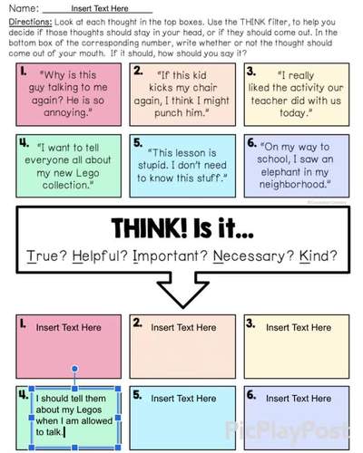 self control worksheet for adults