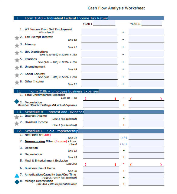 12+ Cash Flow Analysis Templates - Word, PDF, Google Docs, Apple Pages