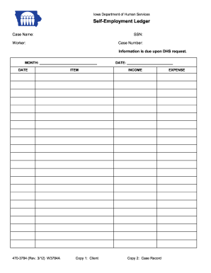 self employment income worksheet