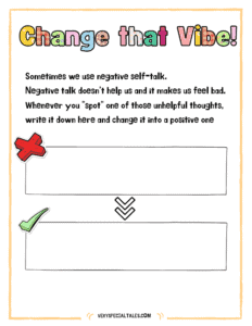 self esteem for teens worksheet