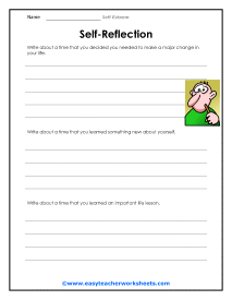 Self Esteem Worksheets