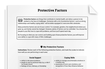 Self-Care Assessment | Worksheet | Therapist Aid