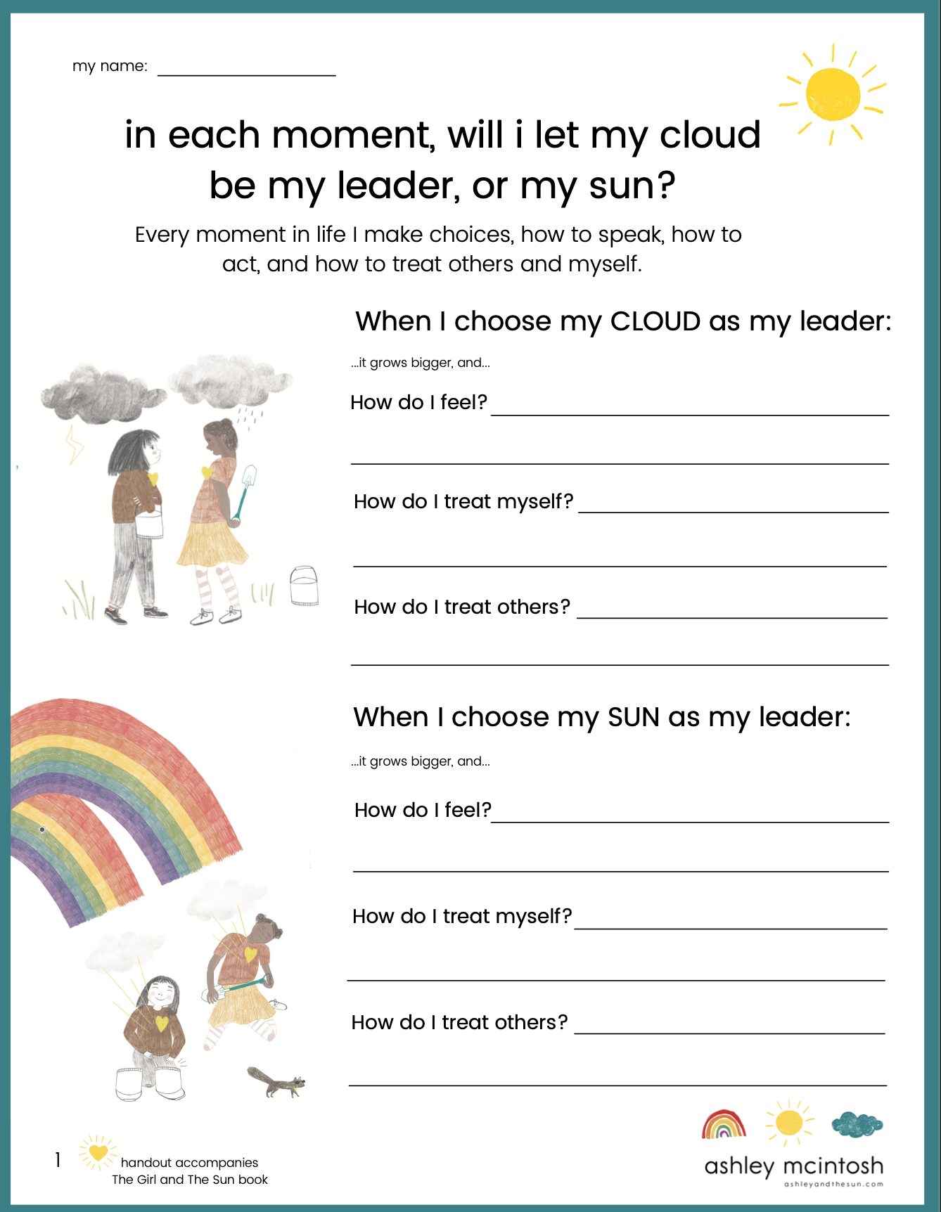 self regulation worksheet for adults