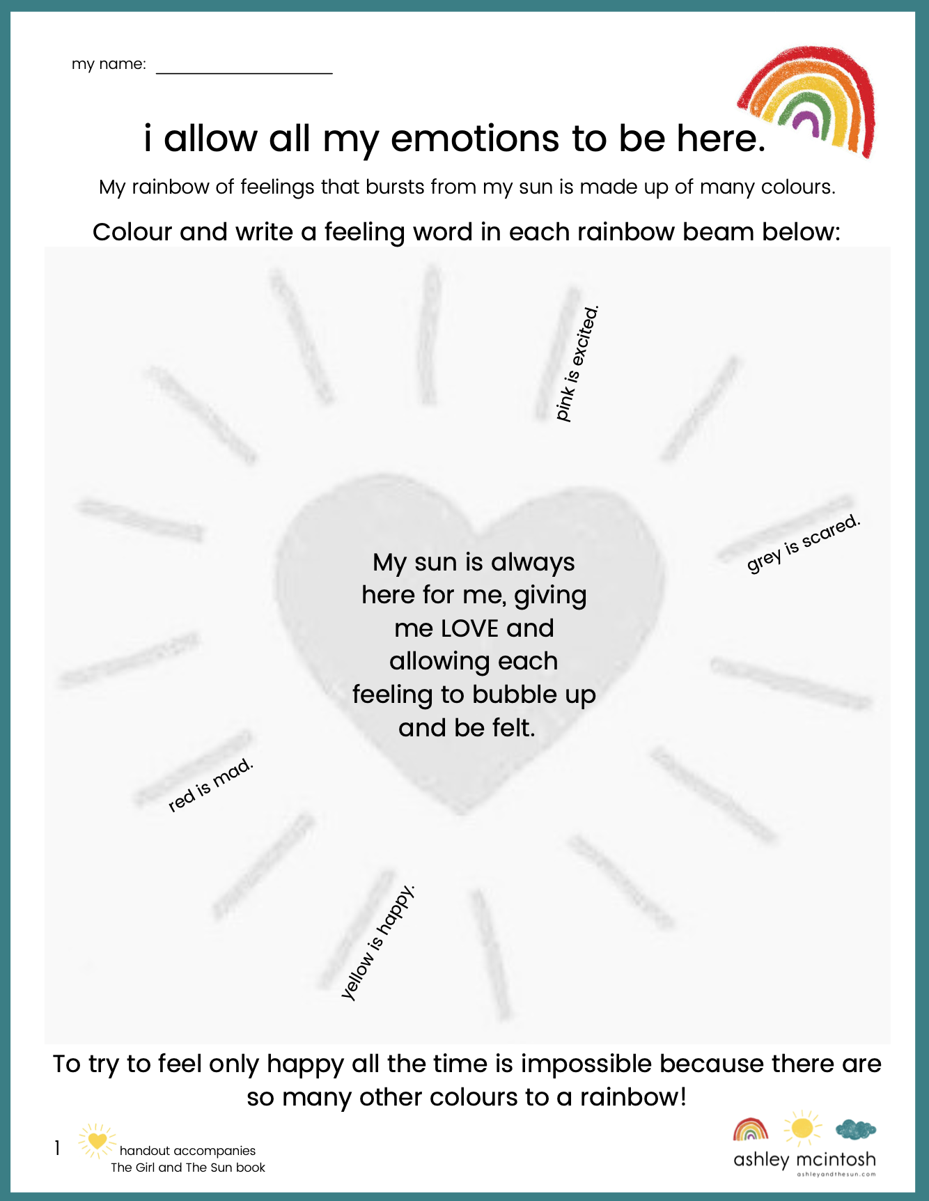 Free Worksheets on Kindness &  Self-Regulation for Parents ...