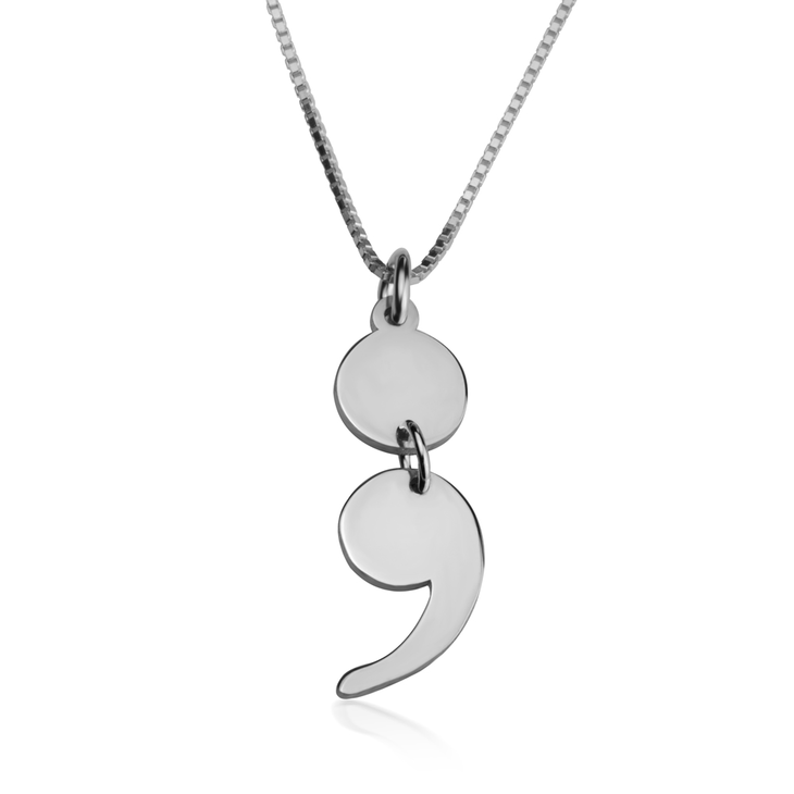 semicolon jewelry