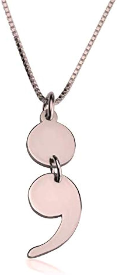 semicolon jewelry