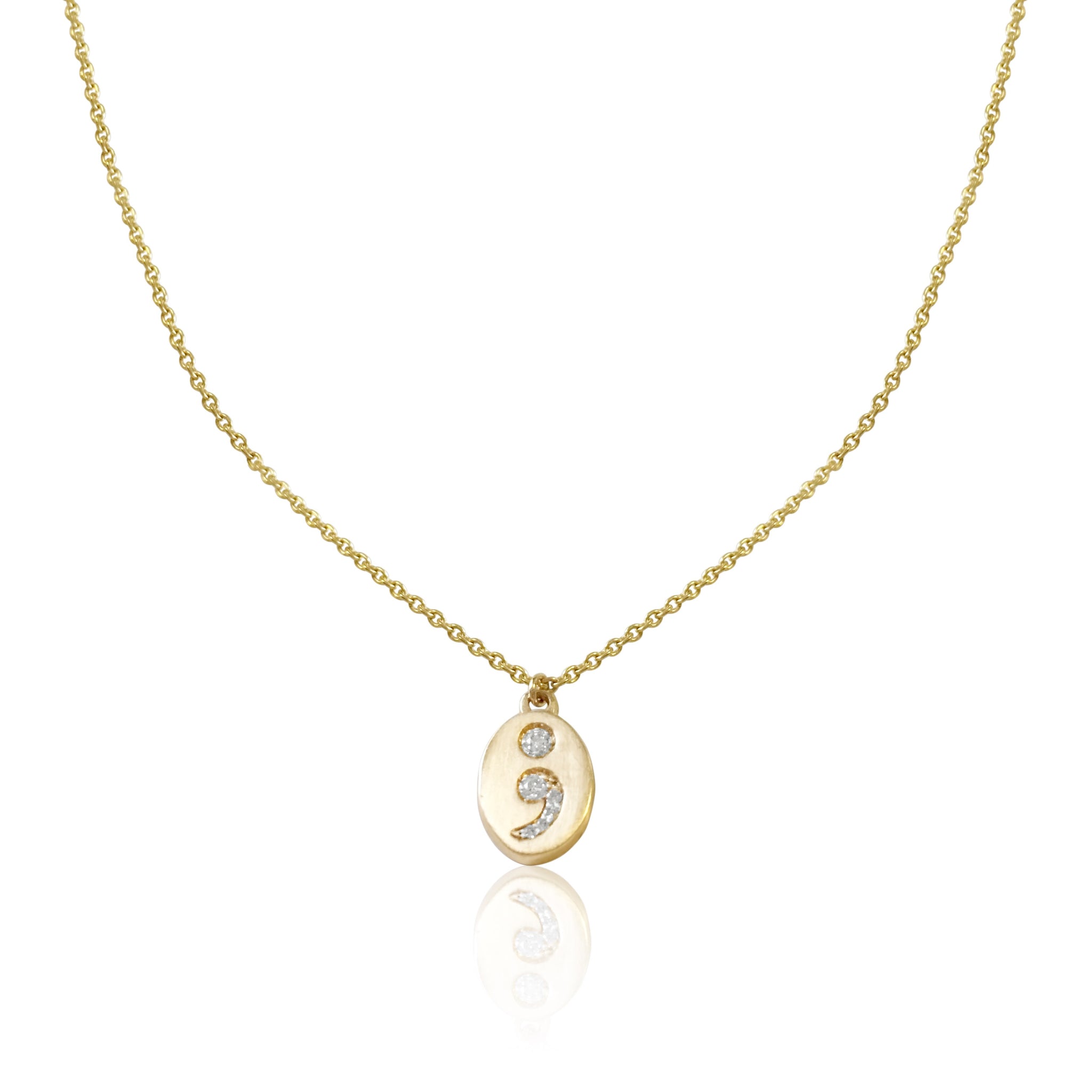 semicolon jewelry