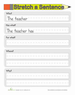Sentence Skills Practice | Worksheet 