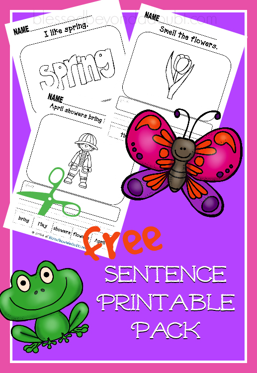 sentence printables