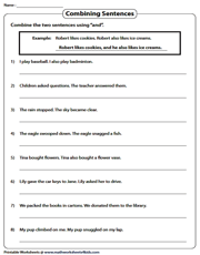 Simple, Compound and Complex Sentences Worksheets