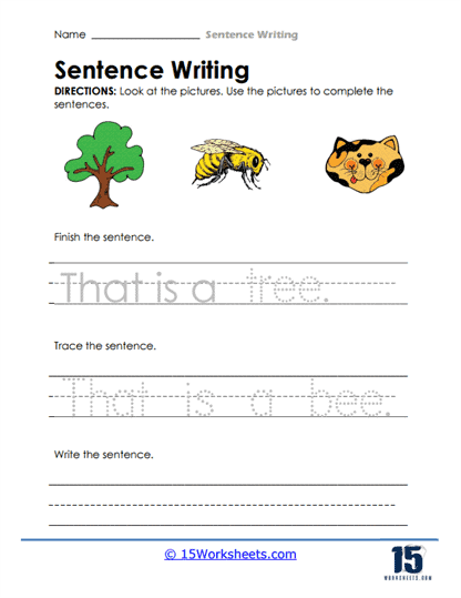 Sentence Writing Worksheets - 15 Worksheets Library
