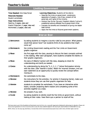 Limiting Government Worksheet 2020-2024 - Fill and Sign Printable ...