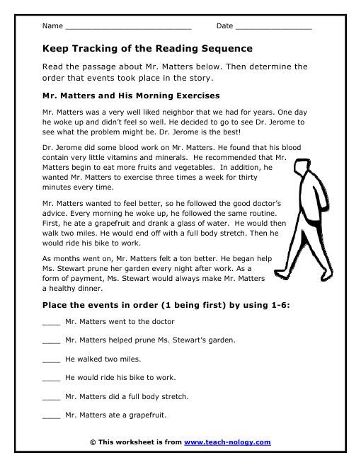 Sequencing Worksheet - Flowers | All Kids Network