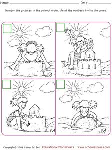 Sequence Worksheets For Kindergarten PDF | PDF