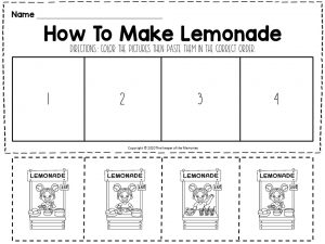 sequence of events cut and paste worksheet
