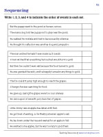 sequence of events worksheet 5th grade