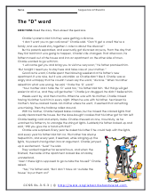sequence of events worksheet pdf