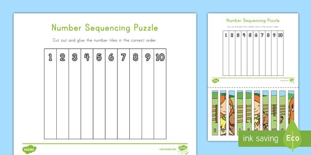 Pets 1-10 Number Sequencing Puzzle (teacher made) - Twinkl