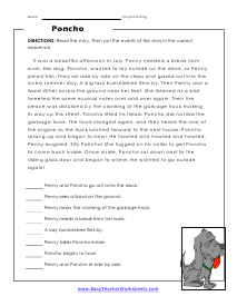 Story Sequencing Worksheets