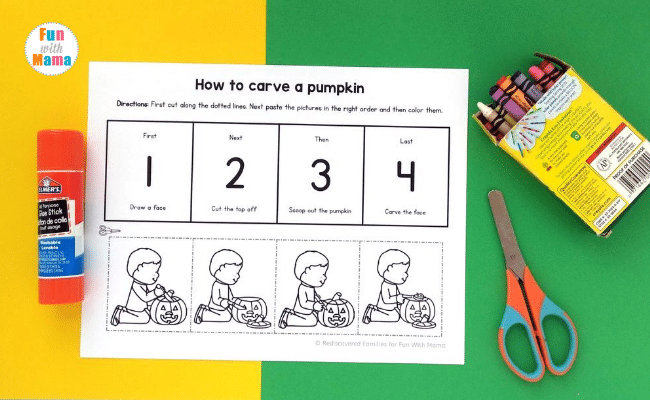Free Sequencing Worksheets For Preschoolers - Fun with Mama