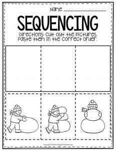 3-Step Sequencing Worksheets