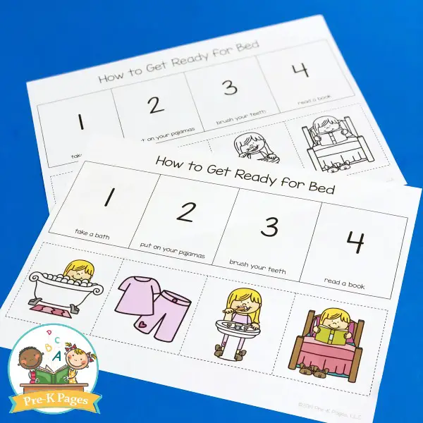 sequencing events for preschoolers