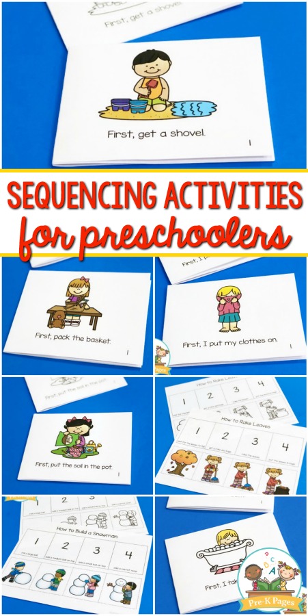 Sequencing Activities for Preschoolers - Pre-K Pages