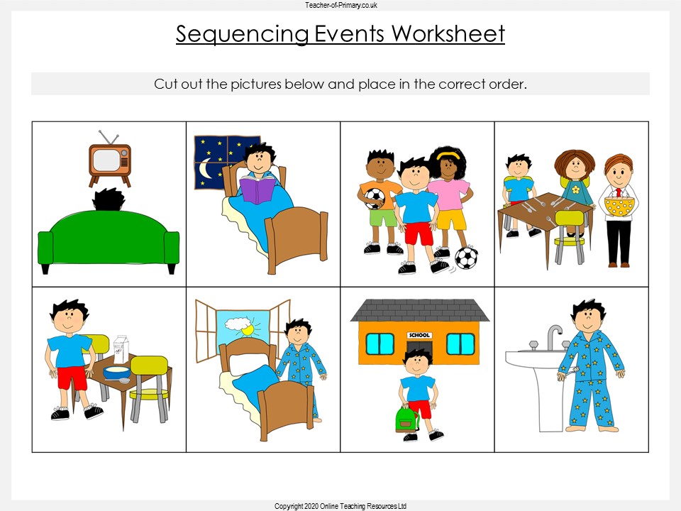 Sequencing Events - Year 1  
