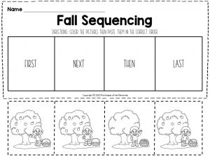 Sequencing Worksheets for Kindergarten - The Keeper of the Memories