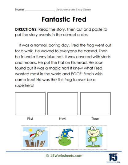 Story Sequencing Worksheets - 15 Worksheets Library