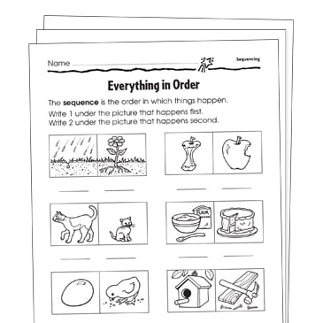 Printable Sequencing Worksheets for Math, Reading &  Early Learning ...