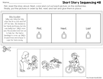 Short Story Sequencing Worksheets by The Kinder Kids worksheets library