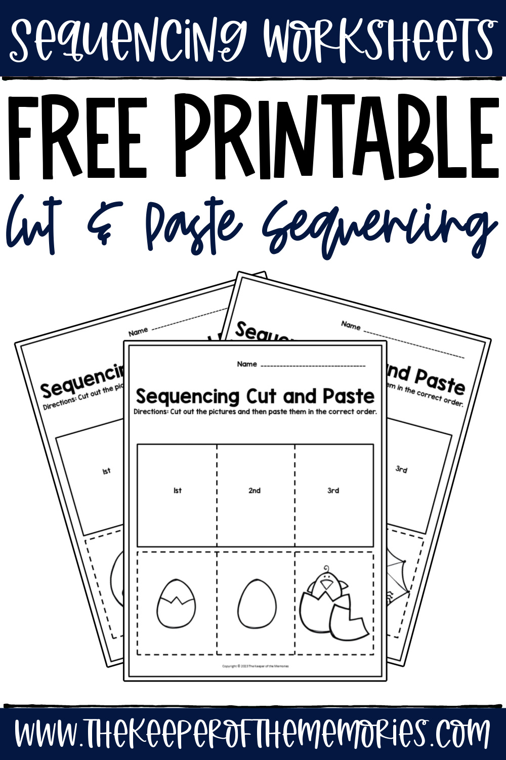 sequencing stories worksheet