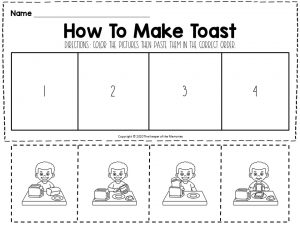 Free Sequencing Cut and Paste Worksheets - The Keeper of the Memories