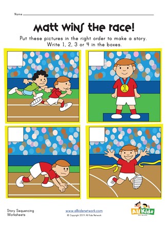 sequencing worksheet for adults
