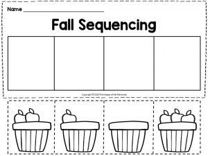 Sequence Worksheets for Kindergarten - The Keeper of the Memories