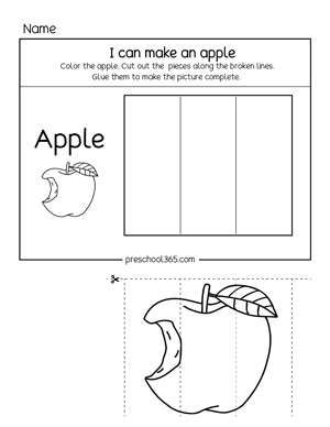 sequencing worksheet for preschoolers