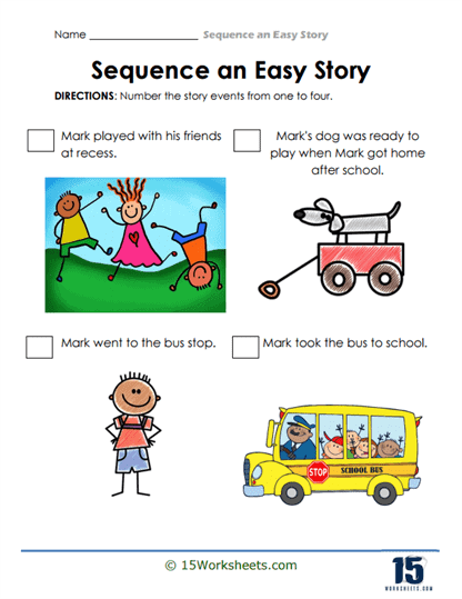 Story Sequencing Worksheets - 15 Worksheets Library