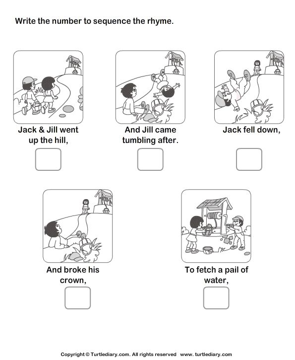 sequencing worksheet to print
