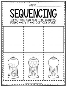 Free Printable Sequence of Events Worksheets