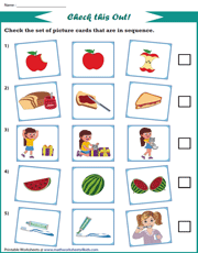 Sequencing Worksheets | Pictures, Stories &  Events