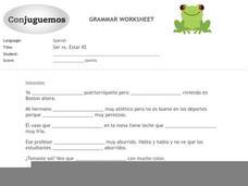 Ser vs Estar (Quiz/Worksheet Included) - Lingua Linkup
