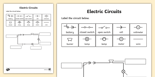 series circuit worksheet for tech s