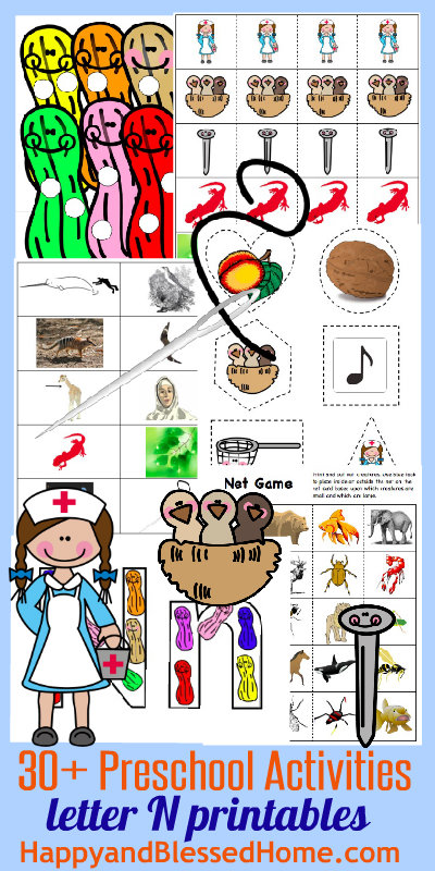sesame street letter n worksheet