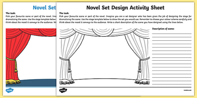 Novel Set Design Worksheet / Worksheet-Irish, worksheet