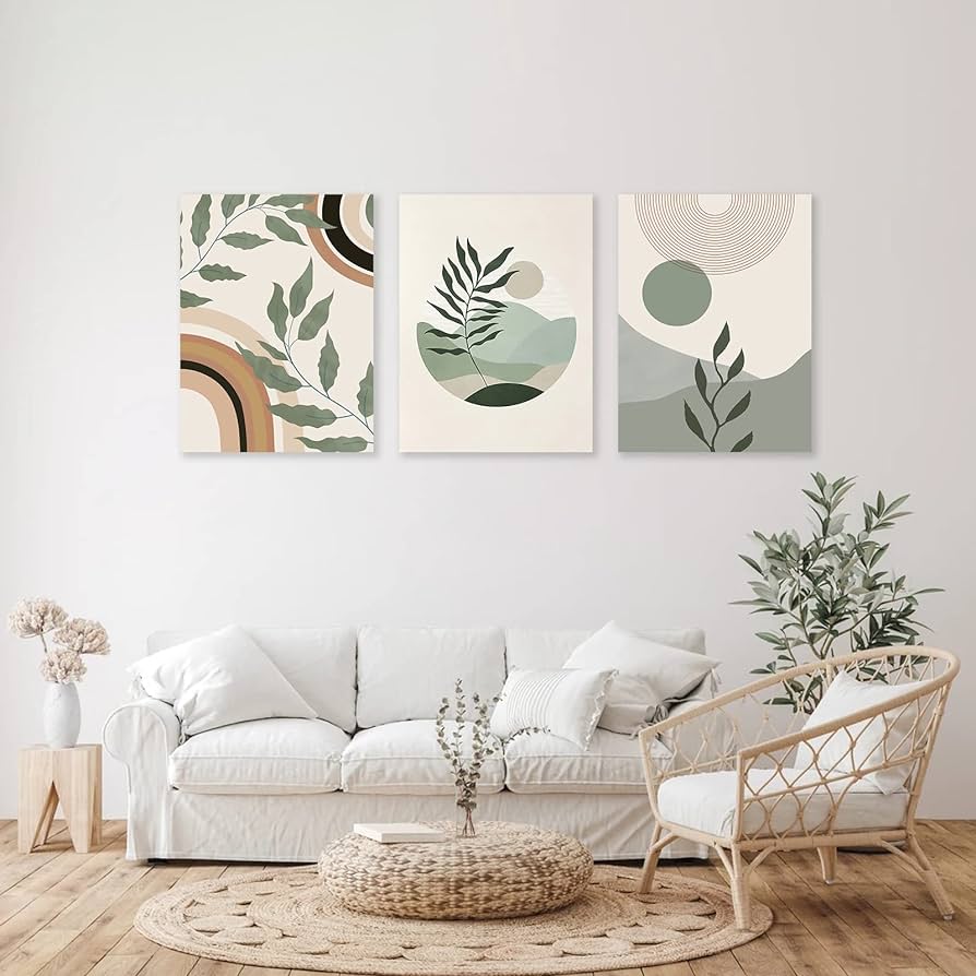 set of 3 printable wall art