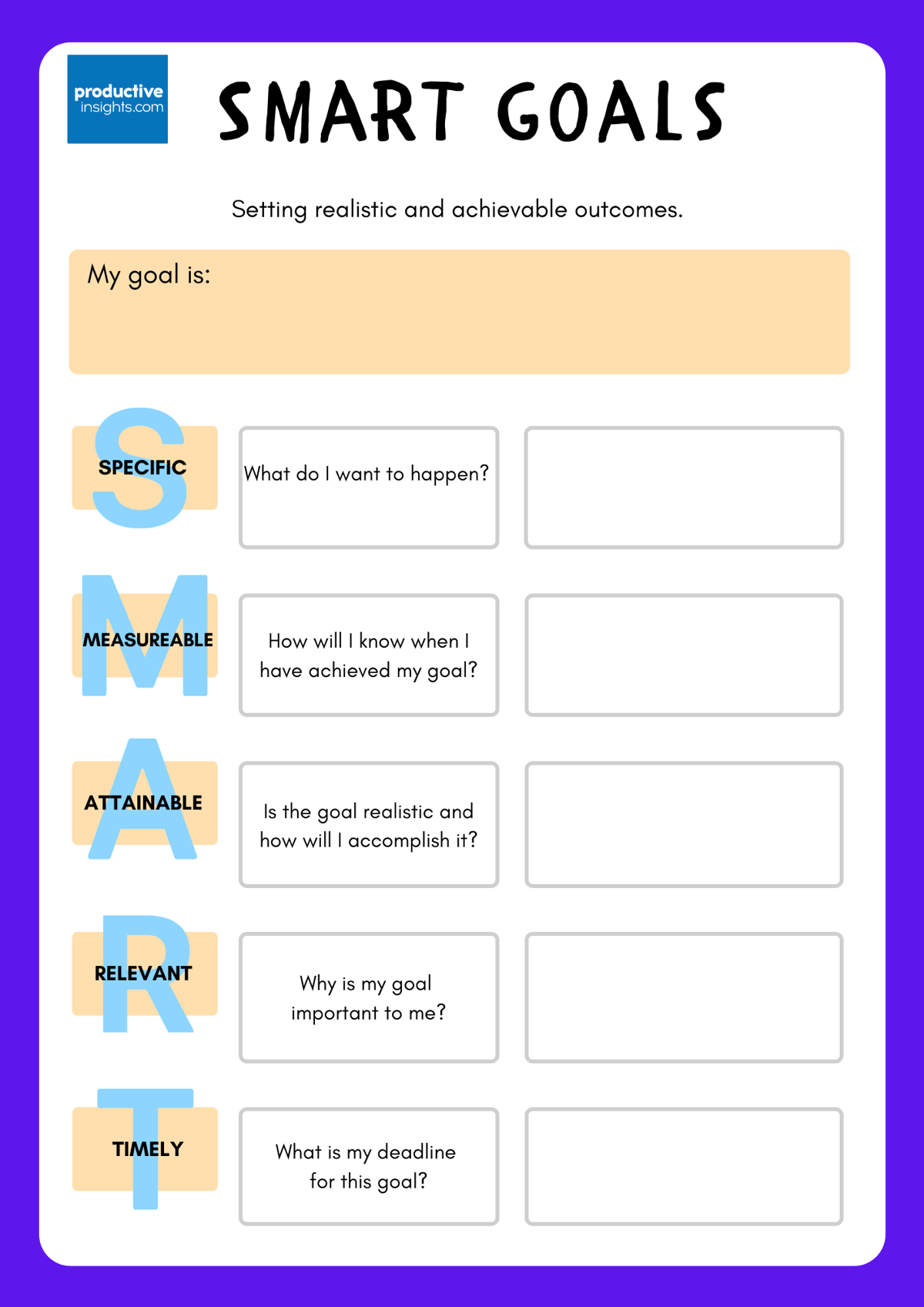 How to set SMART goals for 2022 [Worksheet included]