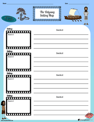 Free Setting Worksheets: Custom Setting Map Maker